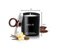 LELO Flickering Touch Massage Candle, Melts into Massage Oil, Scented Candle Body Massage Oil, Luxury Skin Treatment, Vanilla & Creme de Cacao Scent