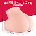 BIG SHOCKED Sex Doll for Men - Male Masturbators Realistic Adult Male Sex Doll Stroker 3D Lifelike Soft Butt with Vagina Anal Sex Pleasure