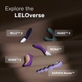 LELO Soraya Beads Vibrating Anal Beads Massager with Bow-Motion Technology and 8 Vibrating Patterns, Adult Anal Toys (Black)