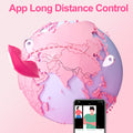 App Remote Control Wearable Panty Clitoral Vibrators, G Spot Butterfly Vibrators with 9 Vibration Massager, Waterproof Magnetic Charging Sex Toys for Women or Couples (Rose)
