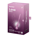 Satisfyer Love Birds 1 Connect App |Vibrating Kegel Balls | 78 Grams |Pelvic Floor Strengthening | G-Spot Stimulation| 12 Vibration Settings | Rechargeable Battery | Skin-Friendly Silicone (Pink)