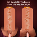 BIG SHOCKED 12 Vibrating Sex Doll, Male Sex Toy for Men Automatic Male Masturbator Mens Sex Dolls Electric Penis Pump Pocket Pussy Stroker Sex Toys Adult Toys 3D Lifelike Butt Vagina Anal
