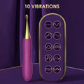 SVAKOM APP Remote Heating Tongue-Shaped Wearable Panty Vibrators with Detachable Finger Sleeve + SVAKOM Female Squirting Vibrators Clit G-Spot Dildo Nipple Stimulator- High Frequency Personal Massager