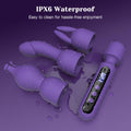 Tracy's Dog Wand Vibrator Kits, Couple Adult Sex Toys with 3 Attachments for Clit, G Spot, Glans, Clitoral Stimulator Vibrating Dildo with LCD Display, 10 Patterns 4 Speeds for Sexual Pleasure