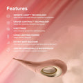 LELO DOT Cruise High Frequency Clitoral Vibrator with Elliptical Motion 8 Pinpoint Vibrator with Cruise Control Technology, Female Sex Toys, Lemon Sorbet