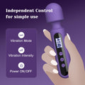 Tracy's Dog Wand Vibrator Kits, Couple Adult Sex Toys with 3 Attachments for Clit, G Spot, Glans, Clitoral Stimulator Vibrating Dildo with LCD Display, 10 Patterns 4 Speeds for Sexual Pleasure