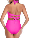 Split Bow Bikini Seaside Vacation Swimwear