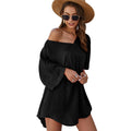 Women's European And American Casual V-neck Dress Beach Skirt Summer