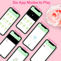 App Remote Control Wearable Panty Clitoral Vibrators, G Spot Butterfly Vibrators with 9 Vibration Massager, Waterproof Magnetic Charging Sex Toys for Women or Couples (Rose)