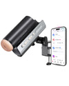 LOVENSE Lush 4 Remote Control Wearable G-spot Egg Vibrator for Women+LOVENSE Solace Pro Automatic Male Masturbator,Thrusting Blowjob Machine
