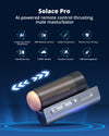 LOVENSE Solace Pro Automatic Male Masturbator Thrusting Blowjob Machine with Immersive AI/VR Experience + LOVENSE Domi 2 Wand Massager Vibrator for Women Men Couple Play