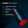 LELO F1S V3 Pleasure Console with App, Adult Sex Toys for Men, Automatic Male Sex Toy with 8 Settings and an AI, Male Masturbator, Penis Vibrator, Red