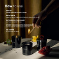 LELO Flickering Touch Massage Candle, Melts into Massage Oil, Scented Candle Body Massage Oil, Luxury Skin Treatment, Vanilla & Creme de Cacao Scent