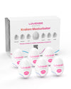 LOVENSE Kraken Portable Male Masturbator Egg, Disposable Pocket Pussy Masturbators, Blowjob Adult Male Sex Toys for Men Masturbation, 6 Pack