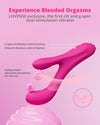 LOVENSE Osci 3 Rabbit Sex Toy Vibrator,G-spot Vibrator & Oscillation Massager with Dual Motor for Clitoral Stimulator + LOVENSE Personal Lubricant Privacy Water-Based lube Non-Sticky Lubric