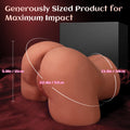 BIG SHOCKED 12 Vibrating Sex Doll, Male Sex Toy for Men Automatic Male Masturbator Mens Sex Dolls Electric Penis Pump Pocket Pussy Stroker Sex Toys Adult Toys 3D Lifelike Butt Vagina Anal