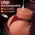 BIG SHOCKED 12 Vibrating Sex Doll, Male Sex Toy for Men Automatic Male Masturbator Mens Sex Dolls Electric Penis Pump Pocket Pussy Stroker Sex Toys Adult Toys 3D Lifelike Butt Vagina Anal