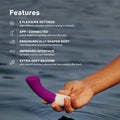 LELO Gigi 3 App-Controlled G-Spot Vibrator for Women with 8 Pleasure Settings, Female Vibrator, Sex Toy, Adult Toy (Powder Blue)