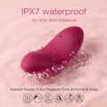 SVAKOM APP Remote Heating Tongue-Shaped Wearable Panty Vibrators with Detachable Finger Sleeve + SVAKOM Female Squirting Vibrators Clit G-Spot Dildo Nipple Stimulator- High Frequency Personal Massager