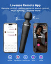 LOVENSE Domi 2 Wand Massager for Women Men, Classic Wand Vibrator, Powerful Stimulator with Dual Rotating Head, Bluetooth App Controlled, Customizable Vibrations Partner Play